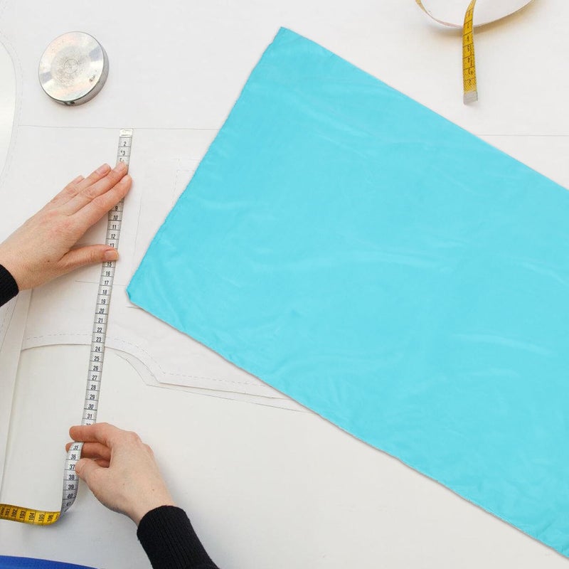 Light Blue Polyester Fabric Sheet 1x1 6m For DIY Sewing Quilting And Home Decor - Image 5